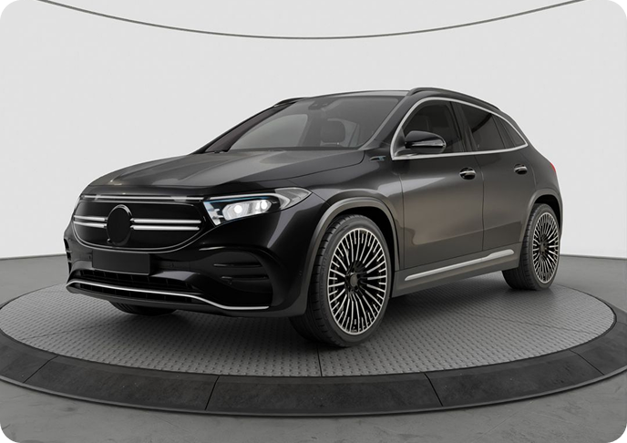 Circular platform showroom